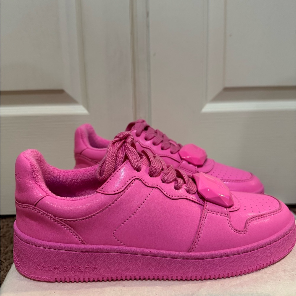 NWT. Kate Spade Women’s Hot Pink Sneakers Size 7